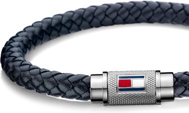 Браслет Tommy Hilfiger для чоловіків з шкіри, темно-синій - 2701000