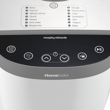 Хлібопічка Morphy Richards 502001, біла, 600 Вт