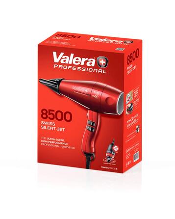 Професійний фен Valera Swiss Silent Jet 8500: 2000 Вт, іонізація, 3 режими, чорний