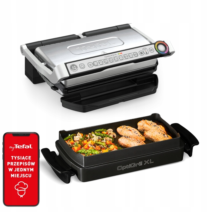 Електричний контактний гриль Tefal Optigrill+ XL GC724D12, 2000 Вт