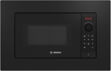 Вбудована мікрохвильова піч Bosch BFL623MB4, 800 Вт, 20 л, чорна