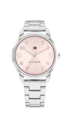 Кварцовий годинник Tommy Hilfiger для молоді зі сталевим ремінцем, сріблястий