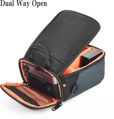 Сумка для камери FOSOTO: універсальна через плече для Canon, Nikon, Sony, Panasonic (SLR, Zoom, аксесуари)