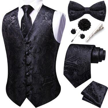 Костюмний комплект Barry.Wang: жакет, краватка, метелик, кишеньковий хустинка, запонки, голкозажим для весілля