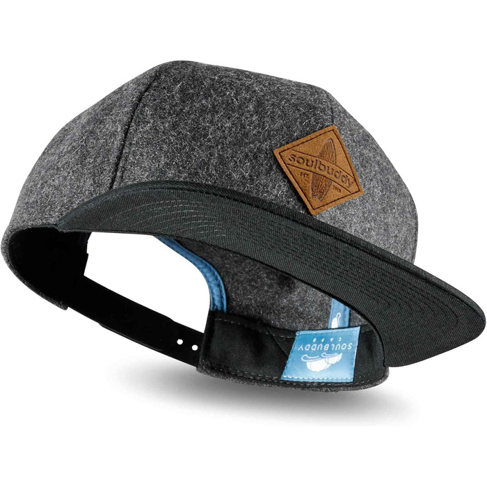 Кепка Snapback Soulbuddy - унісекс, стильна кепка для чоловіків та жінок - ідеальна для повсякденного носіння та відпочинку - бейсболка, розмір one size, темно-сірий