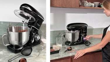 Кухонний комбайн Mozano Kitchen Machine 3200, 2000 Вт, чорний