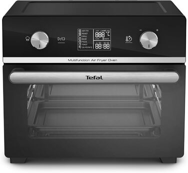 Tefal FW6058 Multifunction Air Fryer Oven Hot Air Fryer and Multifunction Oven | 20 L Capacity | 10 Auto-Programs | Energy-Saving | Digital Touch Display | Includes Accessories, Black