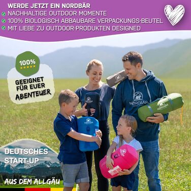 Дитячий спальний мішок для хлопчиків та дівчаток до 145 см | 100% бавовна | Мумійний спальник для кемпінгу | Легкий та теплий [1200г] | Кольори: фіолетовий/бірюзовий