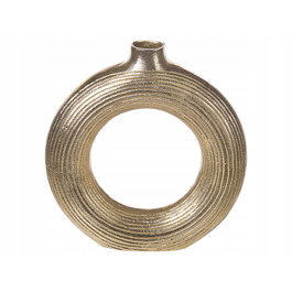 Декоративна ваза COMAL Metal, 40 см, золотиста