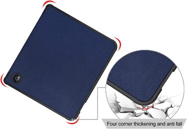 Чохол Acelive для Kobo Sage (8 дюймів) - захисний чохол для eBook-рідера з авто-режимом сну/пробудження (Темно-синій)