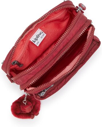 Сумка Kipling ABANU MULTI, червона, жіноча, нейлон