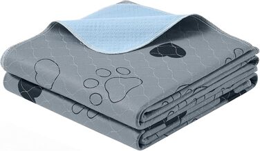 Підстилка для собак Feandrea, 2 шт., 122 x 91 см, XL, сіра, нековзна, швидковисихаюча, для дому