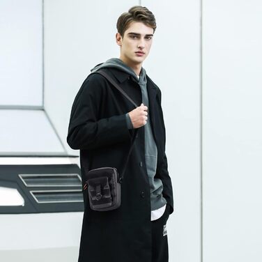 Поясна сумка Bauchtasche для чоловіків та жінок, спортивна сумка через плече, фанні-пак для активного відпочинку, подорожей, спорту та прогулянок (сірий)