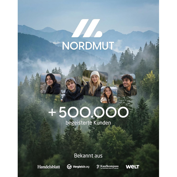 Складний кемпінговий стіл NORDMUT® алюмінієвий, регульована висота, 70x70 см, коричневий