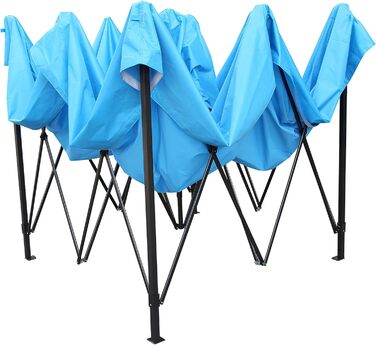All Seasons Gazebos Pavilion, 2 x 2 m, robust, completely waterproof (light blue)