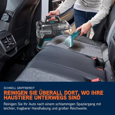 Vax SpotWash Max Pet Edition: потужний мийник для килимів та м'яких меблів з технологією SpinScrub, 2,8л XL-резервуар, глибоке очищення для дому та тварин