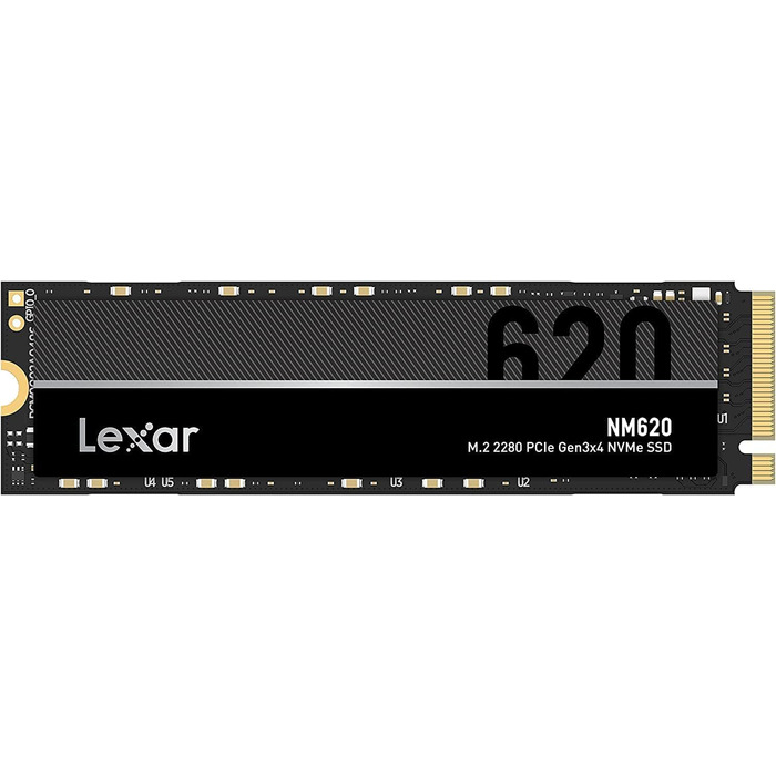 Lexar SSD NM620 2TB: Швидкий M.2 NVMe SSD для ПК та геймерів (Gen3x4, PCIe, 3D NAND)