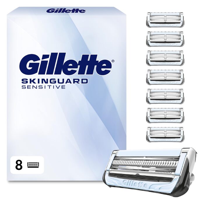 Смінні касети для бритви Gillette SkinGuard Sensitive, 11 шт, для чутливої шкіри, білі