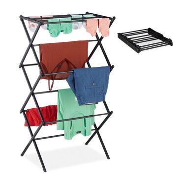 Relaxdays Folding and Extendable Clothes Rack