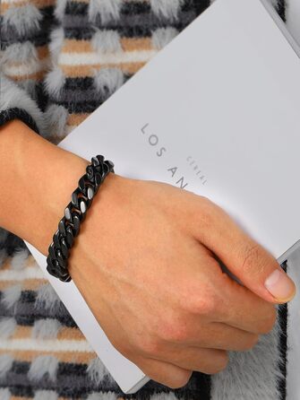 Чоловіча ланцюжок Panzerkette Miami з нержавіючої сталі Bestyle 19/21/23 см, 12.5 мм (з подарунковою коробкою)