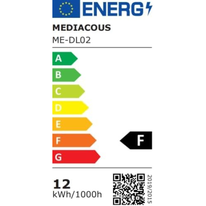 LED лампа для столу MediAcous з двома джерелами світла, регульована, для офісу та дому, чорна
