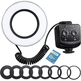 GODOX RING72: LED кільцеве світло для макрозйомки та портретів, 5600K, гнучке, 360°