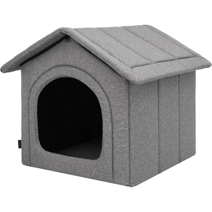 Будинок для собак та котів середнього розміру - Graphit, 60x55x60 см [R4 / XL] - Знімний дах, для дому
