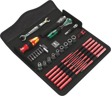 Набір інструментів Wera Kraftform Kompakt W1, 35 предметів, 1/4