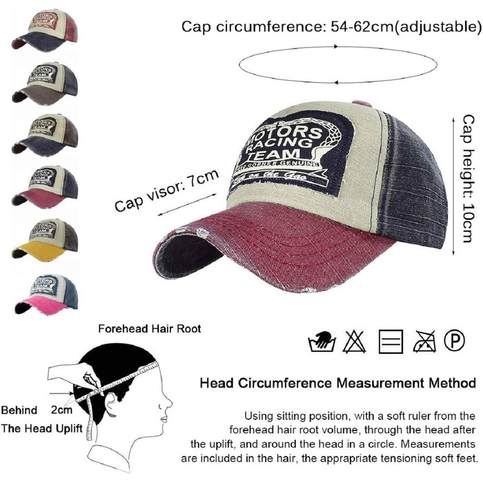 Кепка бейсболка Tuopuda Retro з регулюванням, червона, унісекс