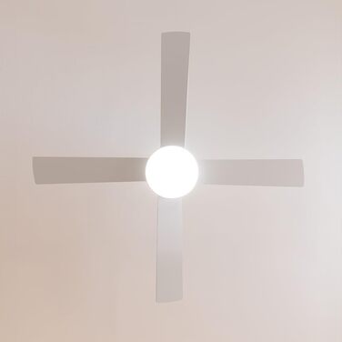 Стельовий вентилятор Cecotec Aero 5200 Line з пультом, LED підсвіткою, таймером та функцією зими, 132 см, 60 Вт, білий