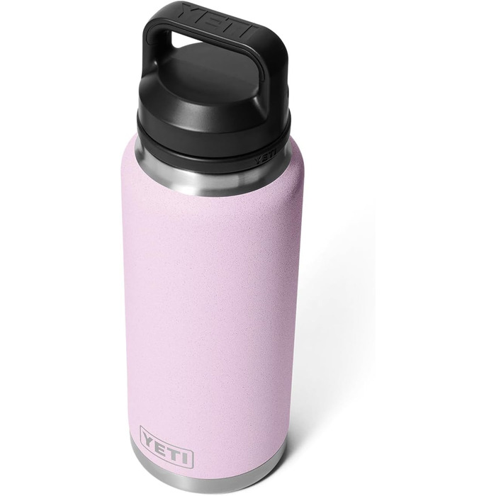 Термос-пляшка YETI Rambler 1 л, вакуумна ізоляція, нержавіюча сталь, герметична кришка з поїльником (Cherry Blossom - Структурована)