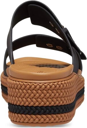 Босоніжки Crocs Brooklyn Woven Buckle жіночі чорні, розмір 39/40 EU