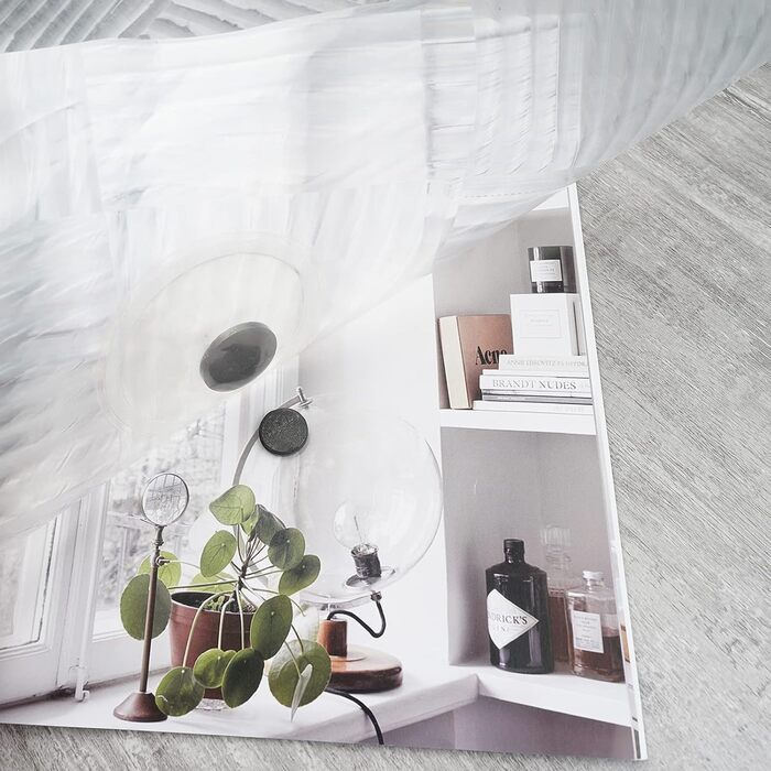 Штора для душу EurCross прозора 180x200 см з 3D геометричним малюнком, водонепроникна, з магнітами та гачками, EVA пластик, антигрибкова