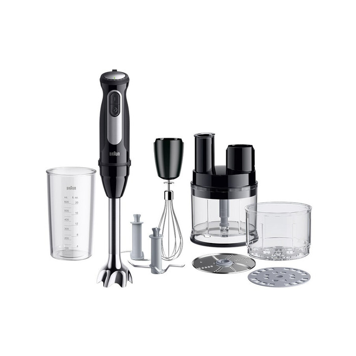 Ручний блендер Braun MultiQuick 5 Pro MQ 55755M, 1000 Вт, чорний