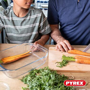 Набір з 3 жароміцних форм Pyrex із боросилікатного скла