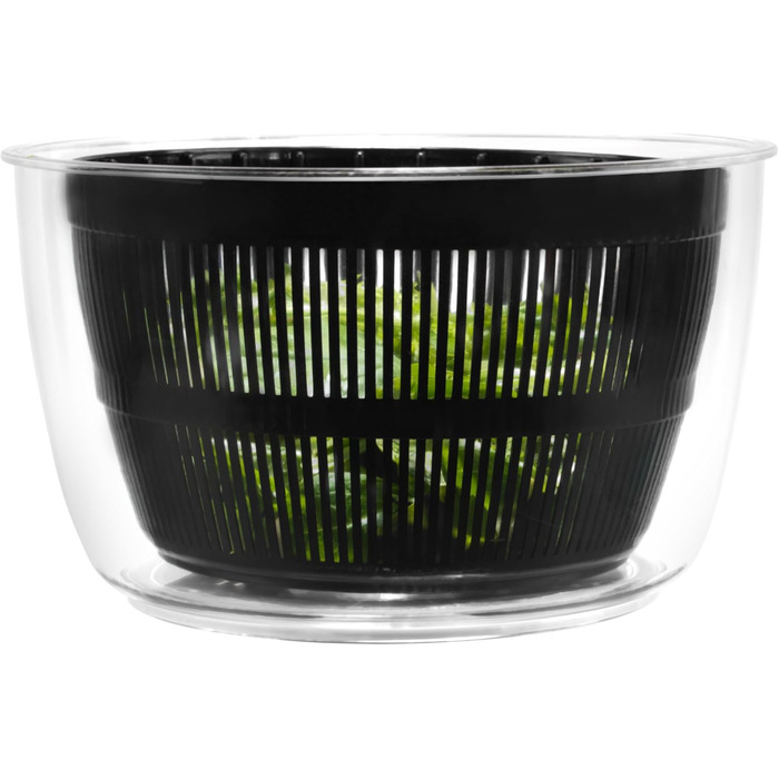 Салатниця-центрифуга Salter 3.5L – миття, сушіння та подача, чорна