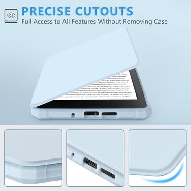 Чохол для Kindle (11-го покоління) 2024/2022, автоматичний сон/пробудження, блакитний