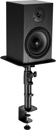 Підставка для динаміків mywall HS30L: 2 шт., чорний колір, настільна, кут нахилу +/-15°, вантажопідйомність до 15 кг