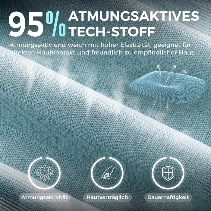 Ігровий крісло Dowinx з тканиною, пружинним сидінням та масажем попереку, з підніжкою для дорослих. Ергономічне, велике та високе крісло для офісу та ігор, до 135 кг, колір - аква