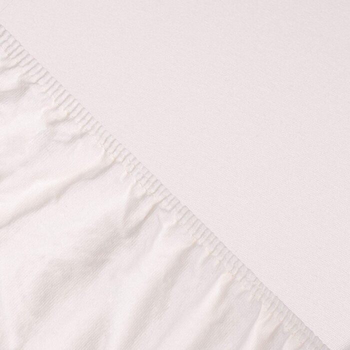 AVANTGARDE Fitted Sheet 140x200cm - 160x220 cm - also suitable for box spring bed & waterbed Premium fitted sheet 100% cotton jersey - approx. 170g/m² - high rib - ÖKO TEX (08 Light Green)