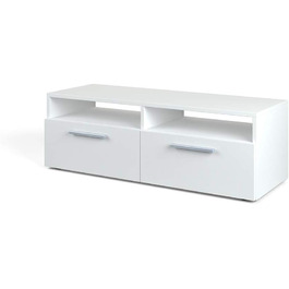 Тумба під телевізор Vicco Diego, білий глянець, 95x38 см