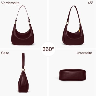 Сумка жіноча GSenhui Y2K через плече, червона (м'яка екошкіра)