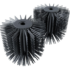 Силіконова щітка для унітазу SAVEGA з нержавіючої сталі та захистом від бризок - гігієнічний набір для туалету