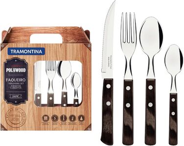 Tramontina 24-Piece Silverware Set 21199/905