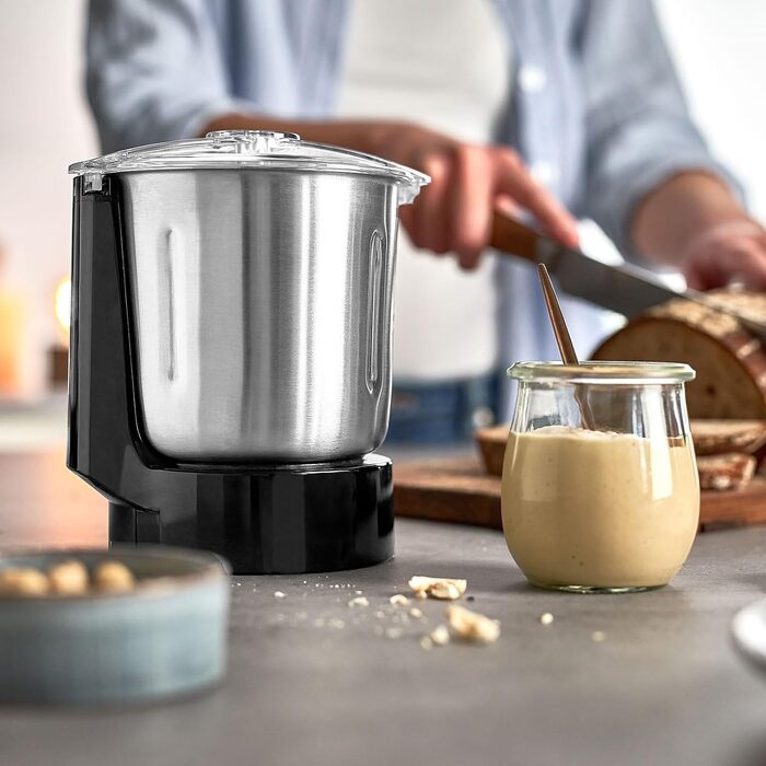 Springlane High-Performance Blender Hanno 2000W - 32,000 RPM, 4 Programs, Self-Cleaning, 2.5L BPA-Free Tritan Container, Stainless Steel & To-Go Bottle Included