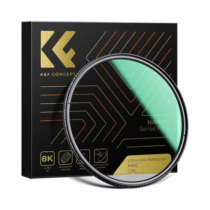 Поляризаційний фільтр K&F Concept Nano-X MRC CPL Ultra-low Reflection 82мм