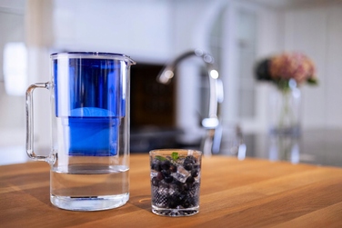 Скляний фільтр-кувшин Wessper D2 BOROSILICATE 3л, синій + 7 фільтрів