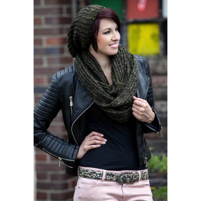 Жіночий ремінь styleBREAKER з заклепками, штучна шкіра, м'ятний колір, регульований (85 см)