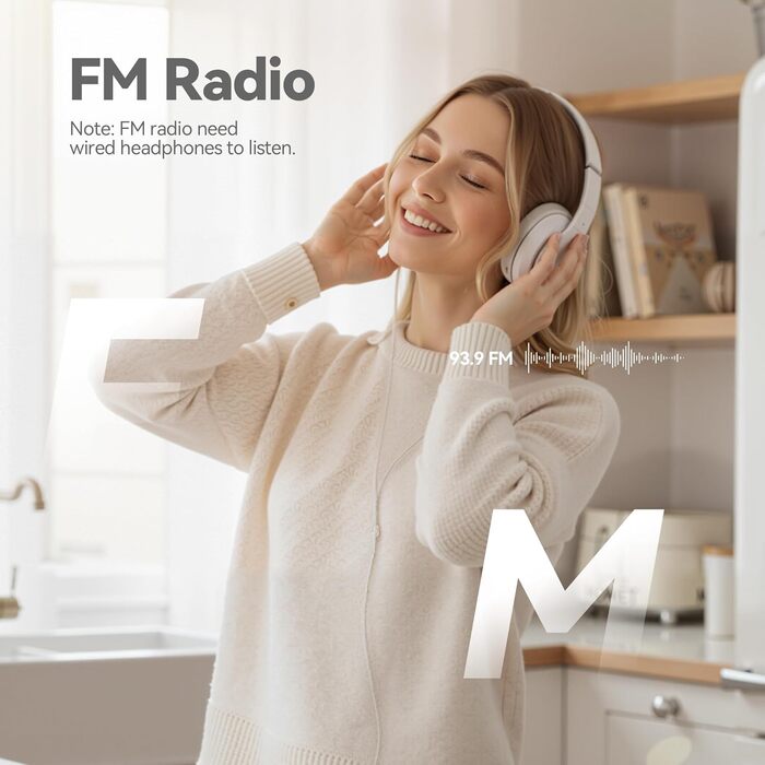 MP3 плеєр AGPTEK 64GB з Bluetooth 5.3, TFT-екраном 2.4