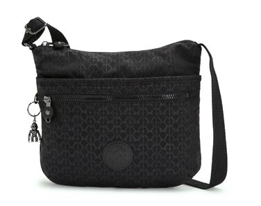 Сумка через плече Kipling ARTO Signature Emb середнього розміру - оригінальна та стильна